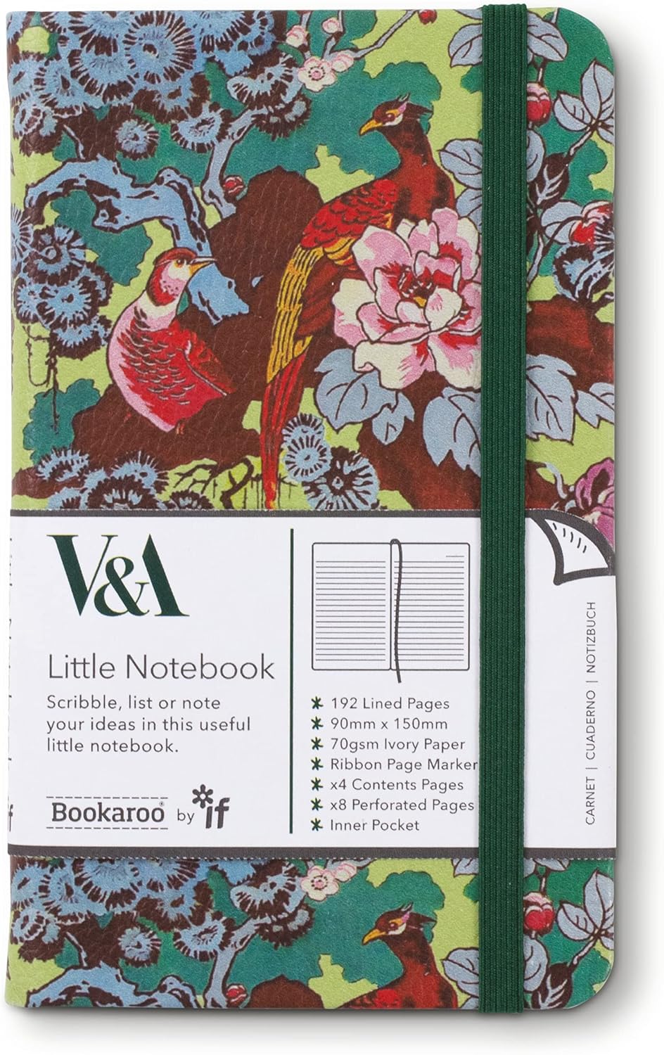 V&amp;A Bookaroo Journal A6 Sundour Pheasant