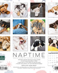 Naptime Dogs & Puppies Monthly Mini 2024 Wall Calendar