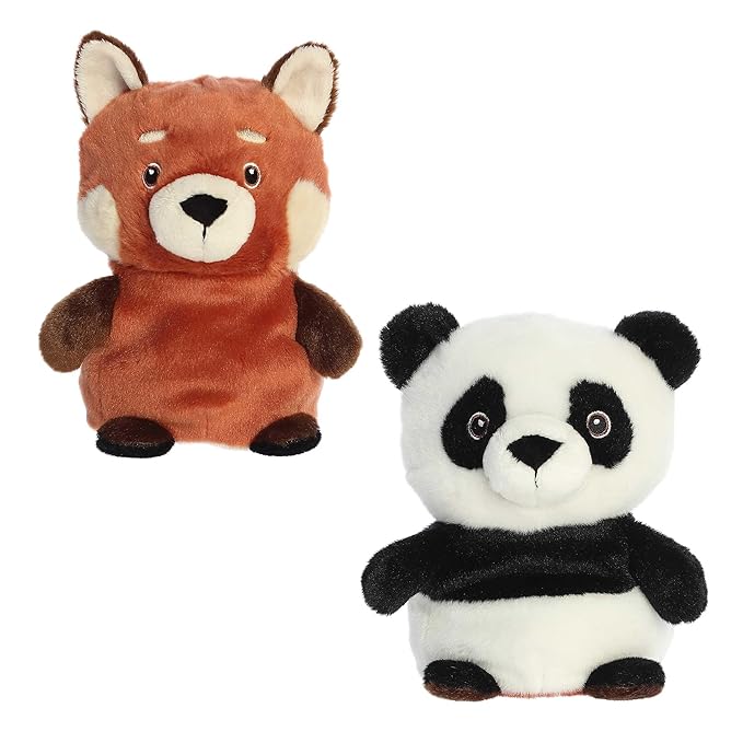 Reversible Eco Pairs - Red Panda and Panda 6.5 Inches | Bookazine HK