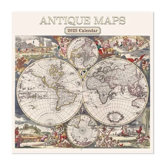 Old Vintage Maps Wall Calendar | Bookazine HK