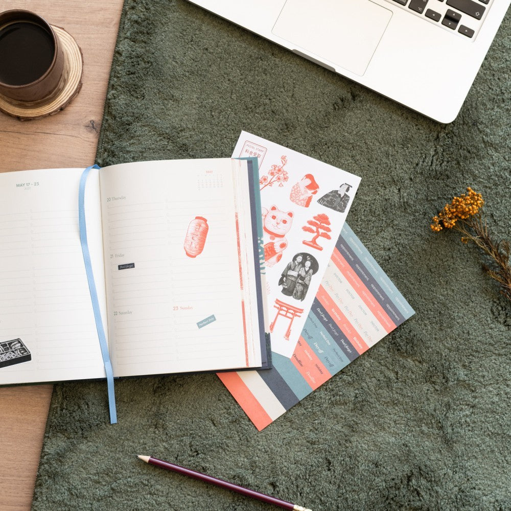 Hokusai 2026-27 A5 Weekly Planner