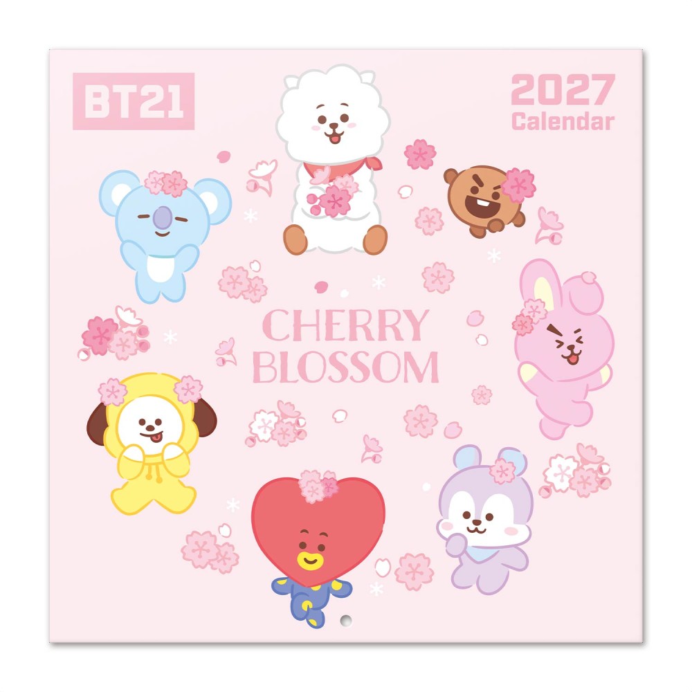 BT21 2027 Wall Calendar