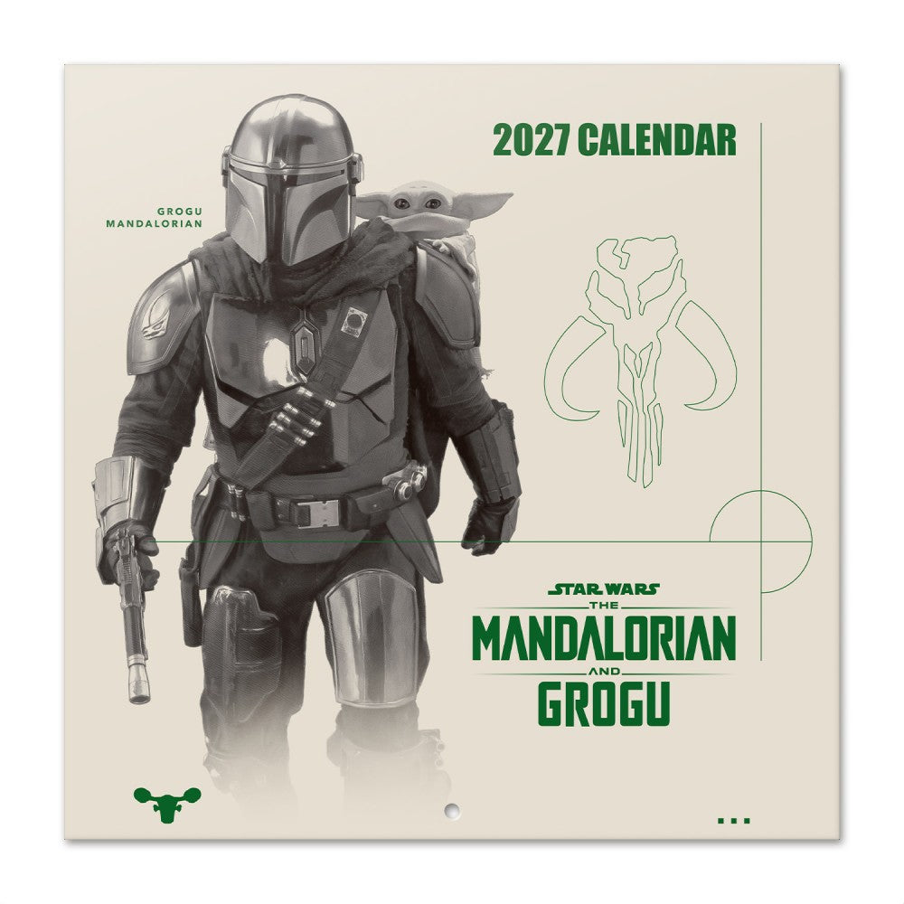 Star Wars The Mandalorian &amp; Grogu 2027 Wall Calendar