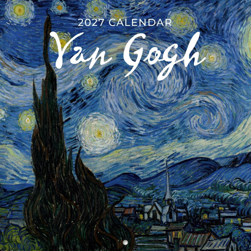 Vincent Van Gogh 2027 Wall Calendar