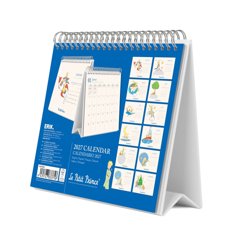 The Little Prince 2027 Desk Calendar