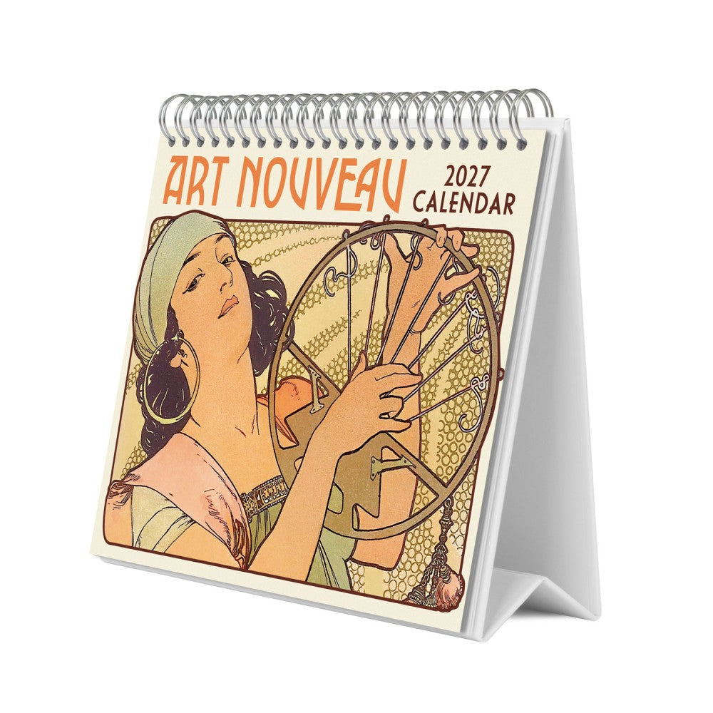 Art Nouveau 2027 Desk Calendar