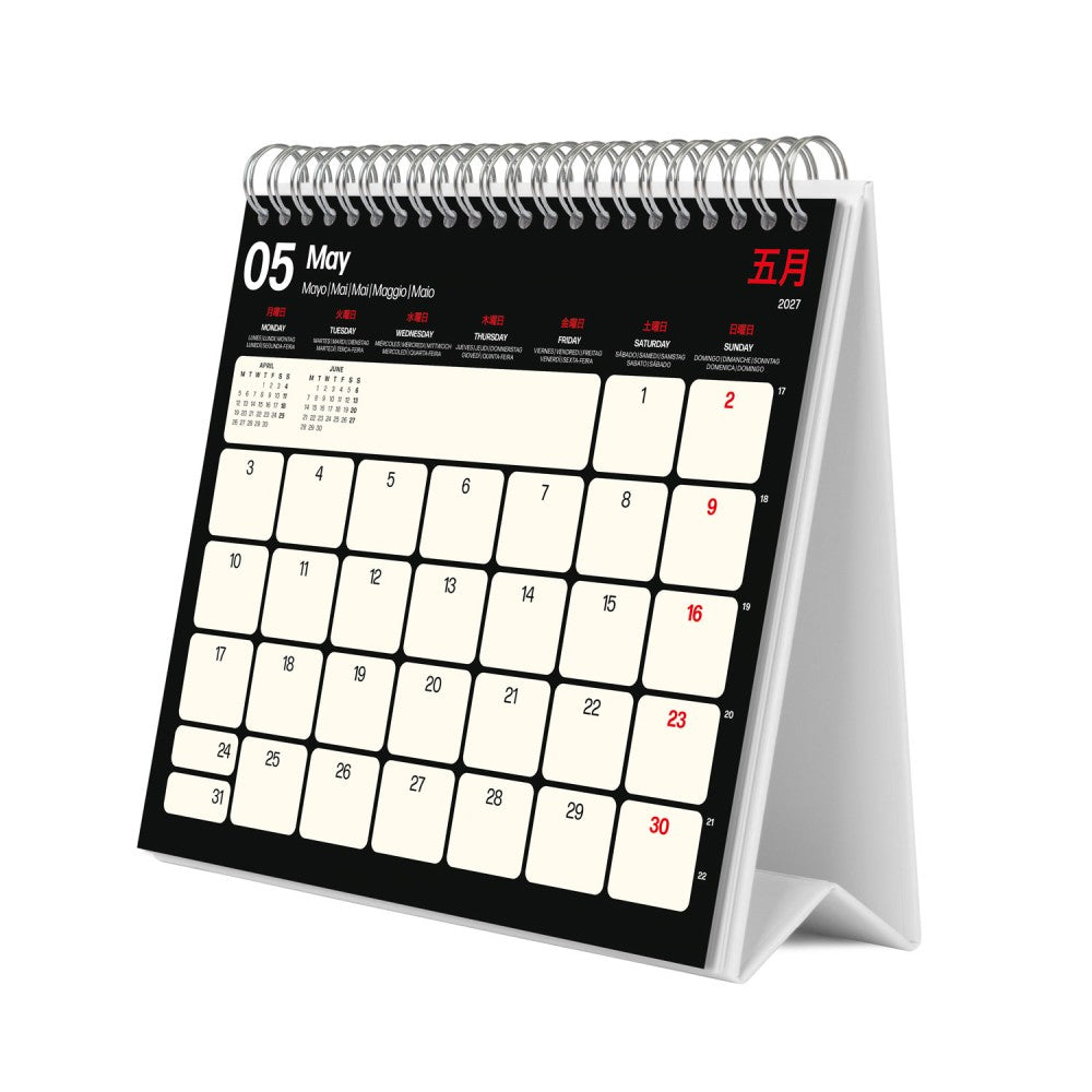 Hokusai 2027 Desk Calendar