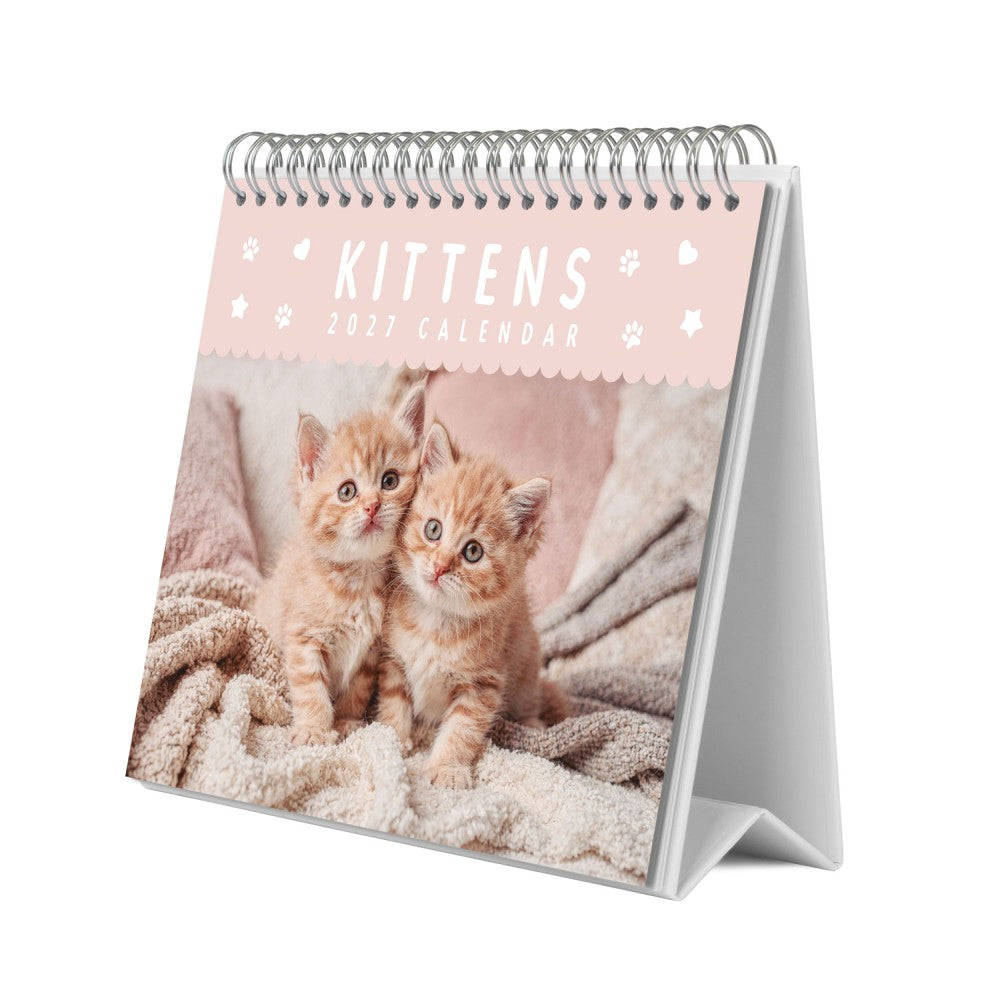Kittens 2027 Desk Calendar
