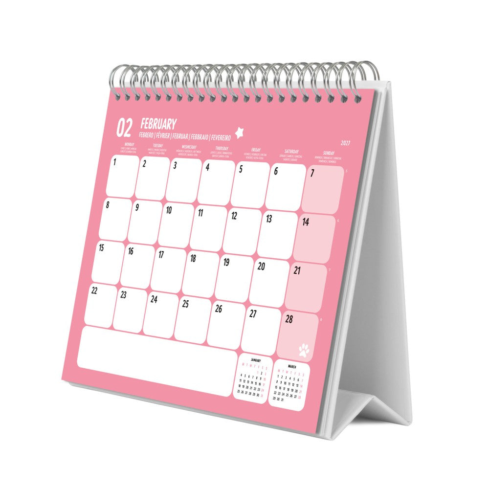 Kittens 2027 Desk Calendar