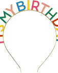 Rainbow It's My Birthday Metal Headband | Bookazine HK