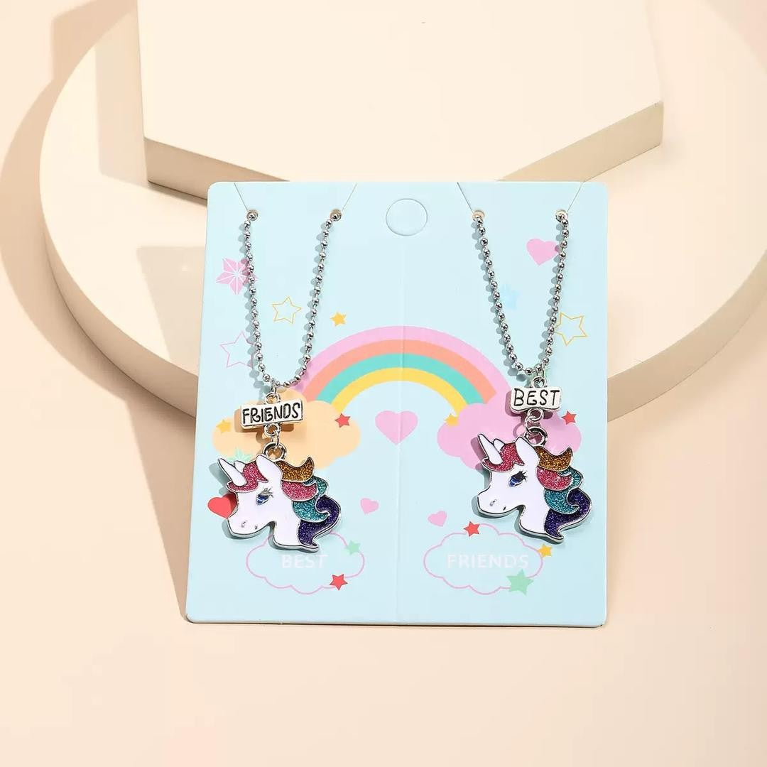 Unicorn Bestfriends Necklace Set | Bookazine HK