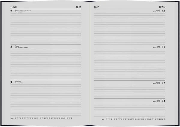2027 Calendar Year A4 Weekly Planner