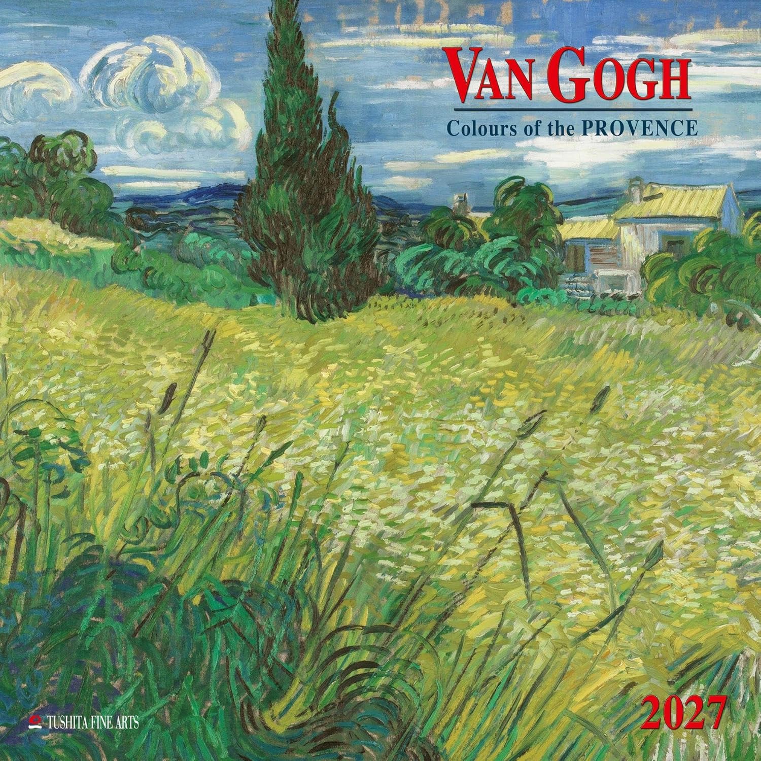 V. Van Gogh, Colors of The Provence Wall Calendar 2027