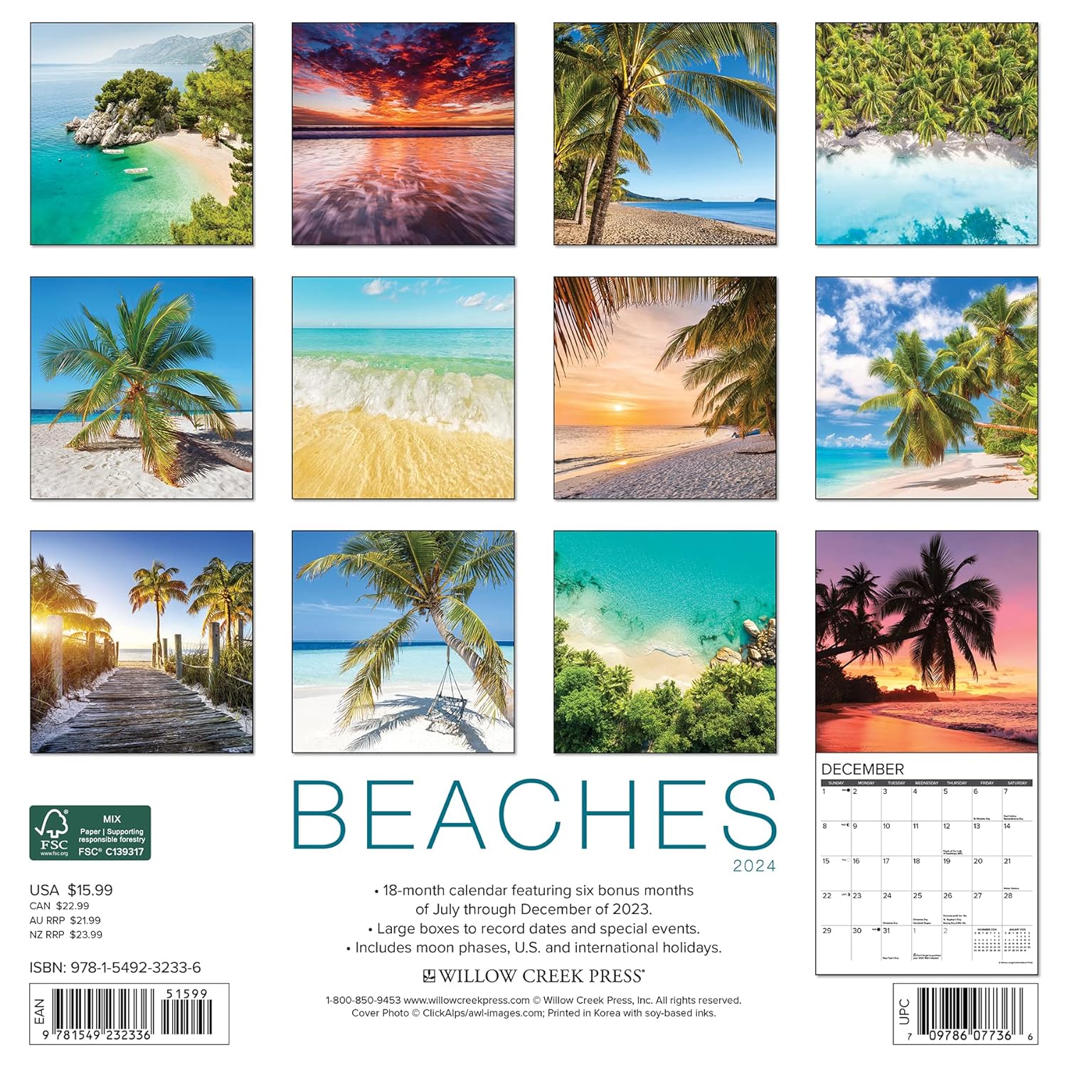 Beaches 2024 Calendar Bookazine HK   91MaXDyixXL. SL1500 