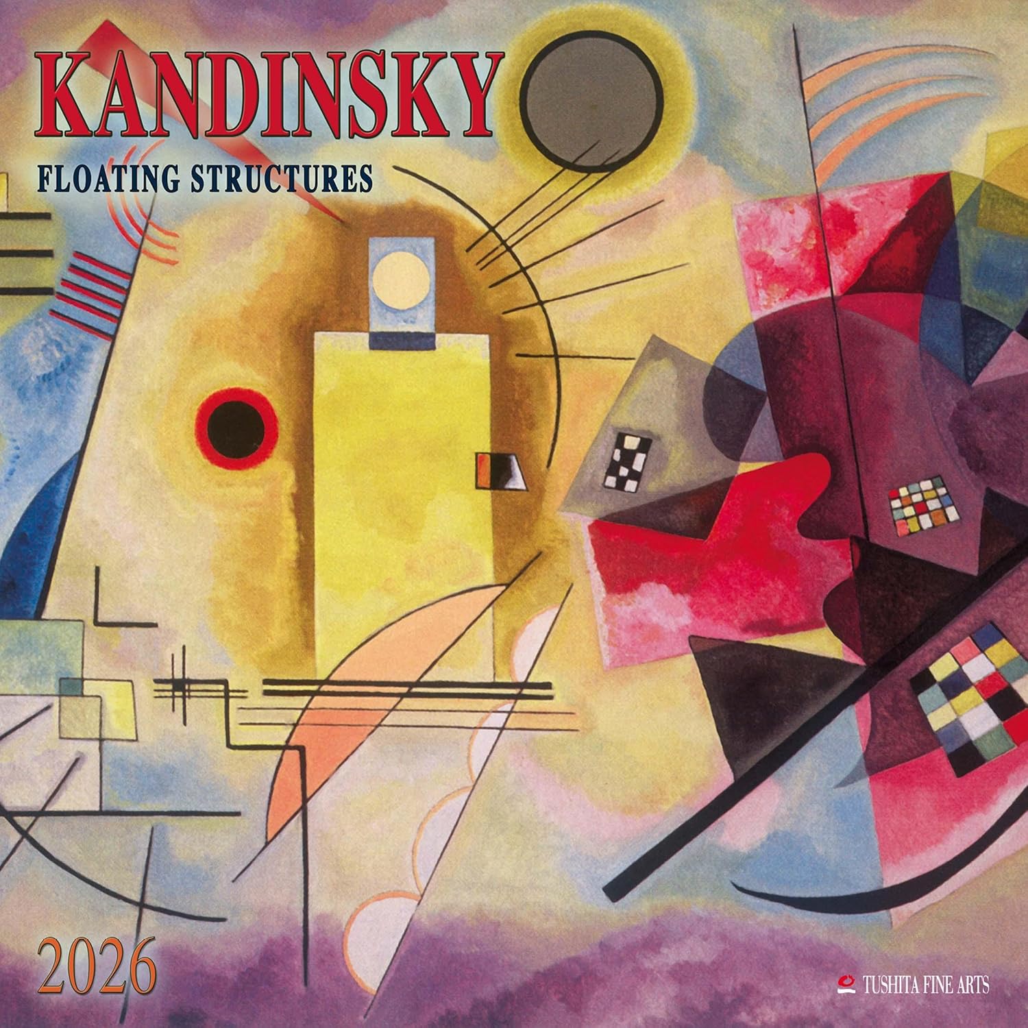 Wassily Kandinsky-Floating Structures Wall Calendar 2026 | Bookazine HK