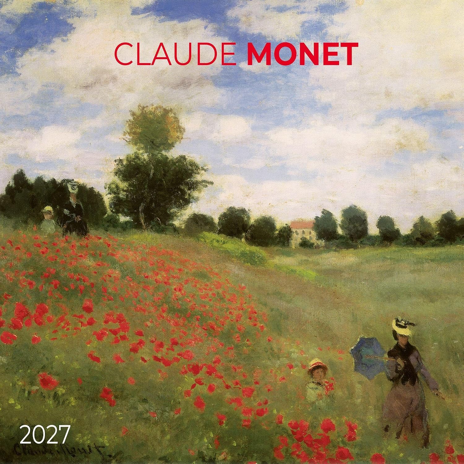 Claude Monet Wall Calendar With Poster 2027