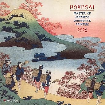 Hokusai, Japanese Woodblock Printing Wall Calendar 2026 | Bookazine HK