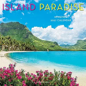 Island Paradise Wall Calendar 2027