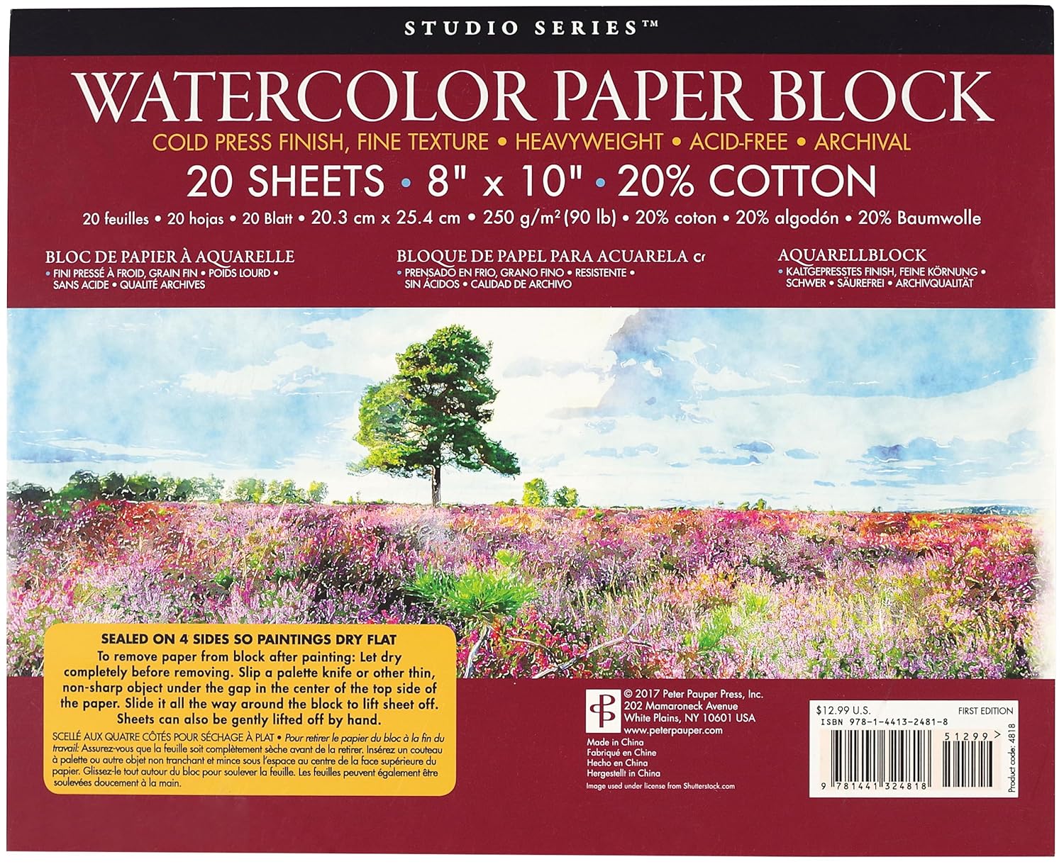 Studio Series Watercolor Paper Block | Bookazine HK
