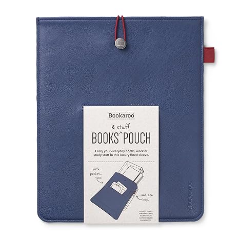 Bookaroo Books &amp; Stuff Navy Pouch | Bookazine HK