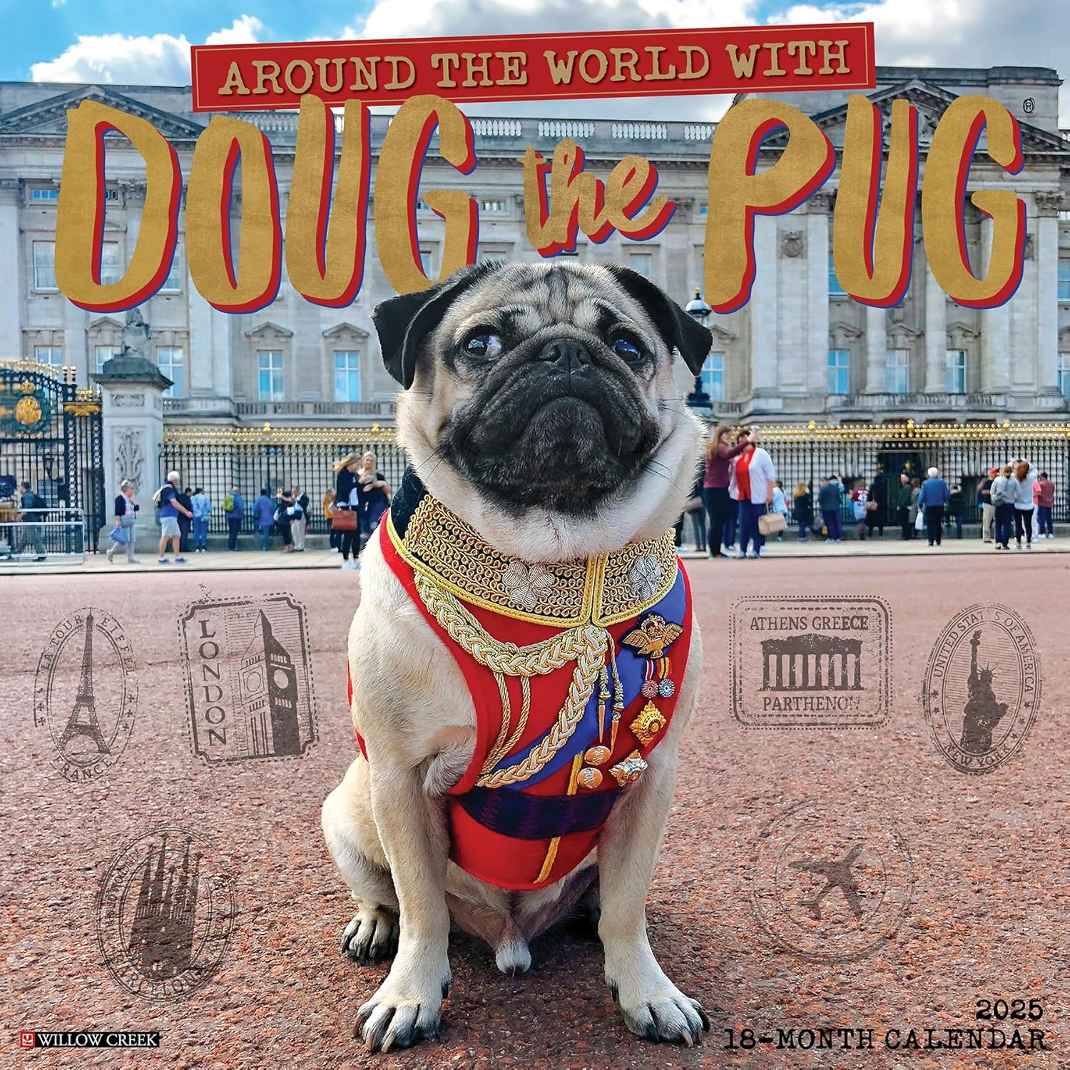 Doug The Pug Wall Calendar 2025 | Bookazine HK