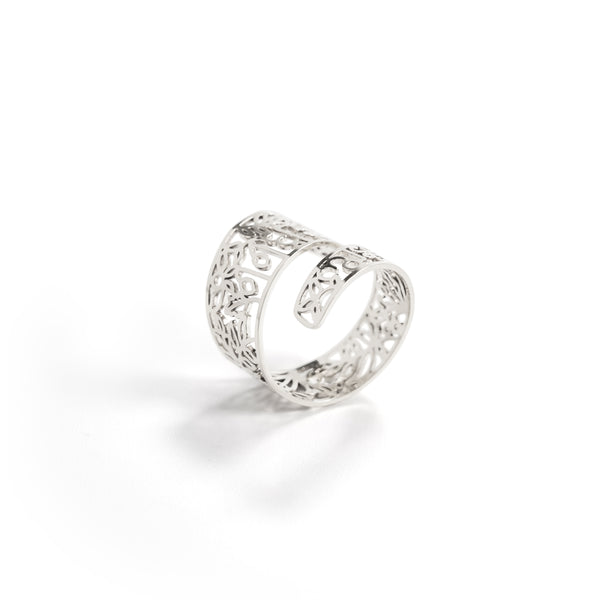 I Am Brave Wrapped Ring - Silver