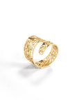 I Am Brave Wrapped Ring - Gold