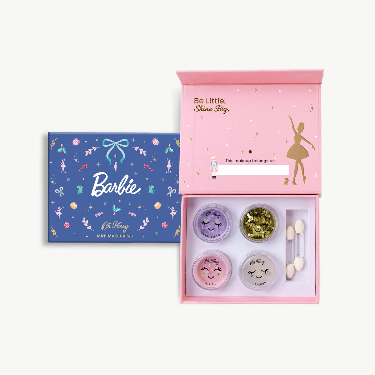 Oh Flossy x Barbie in the Nutcracker Makeup &amp; Glitter Set