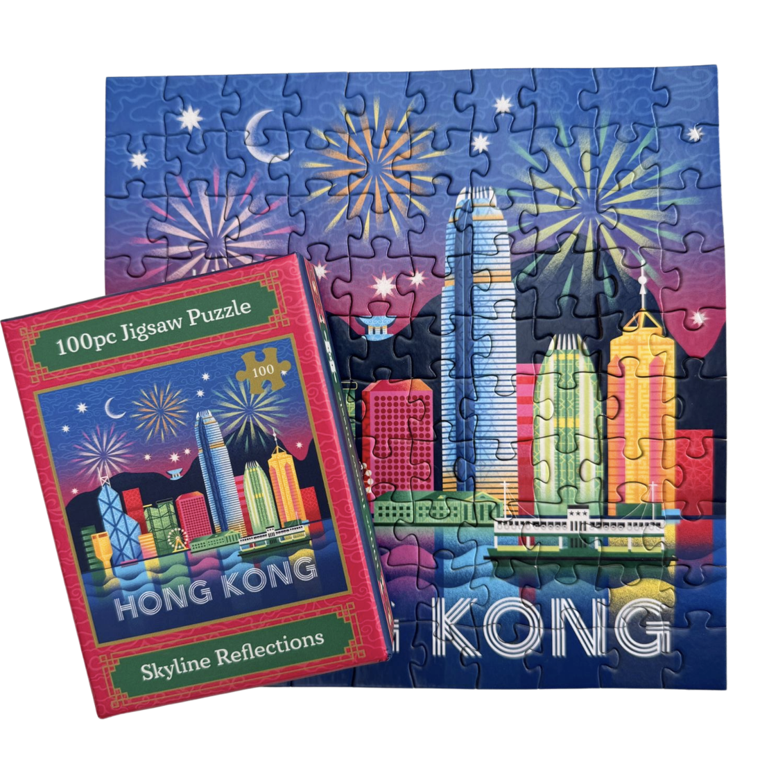Skyline Reflections Mini 100Pcs Puzzle  | Bookazine HK