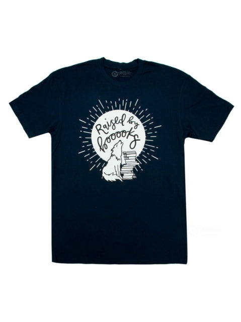 Raised By Books Women's Relaxed Fit T Shirt Small | Bookazine HK