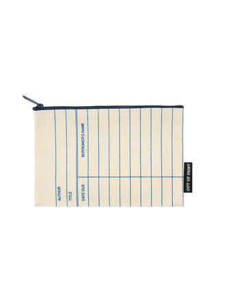 Library Card Natural Pouch | Bookazine HK