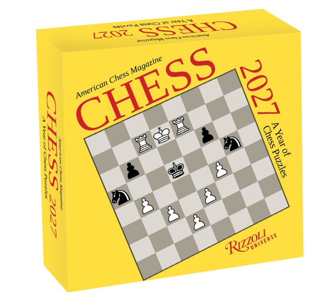 Chess 2027 Box Calendar