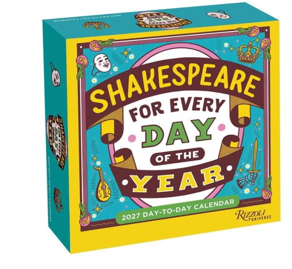 Shakespeare For Every Day of The Year 2027 Box Calendar