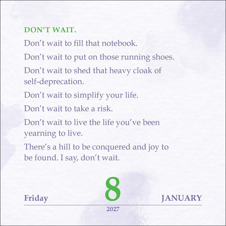 Only Love Today 2027 Box Calendar