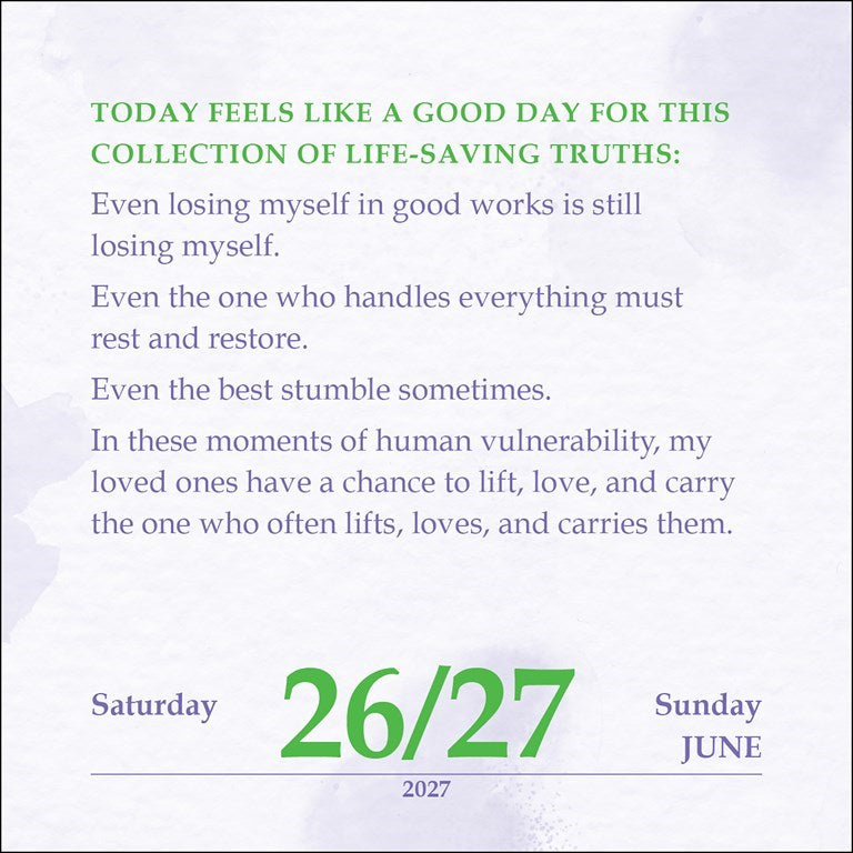 Only Love Today 2027 Box Calendar