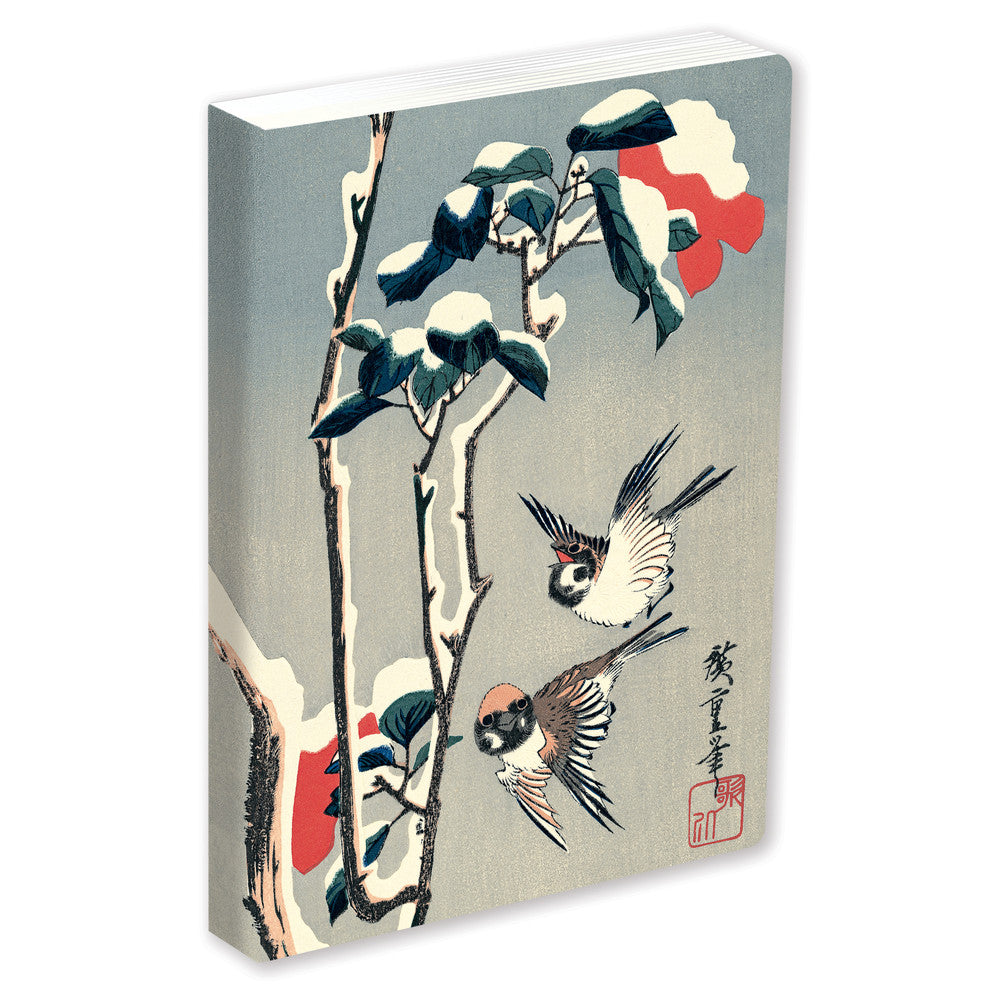 Hiroshige's Sparrows And Camellia In Snow Journal | Bookazine HK