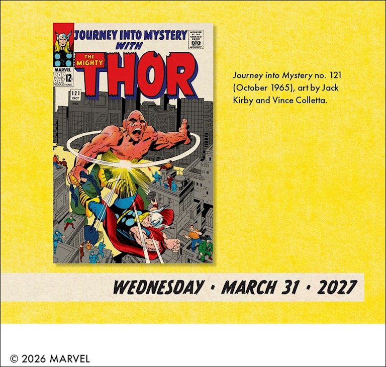Marvel Value Stamps 2027 Box Calendar