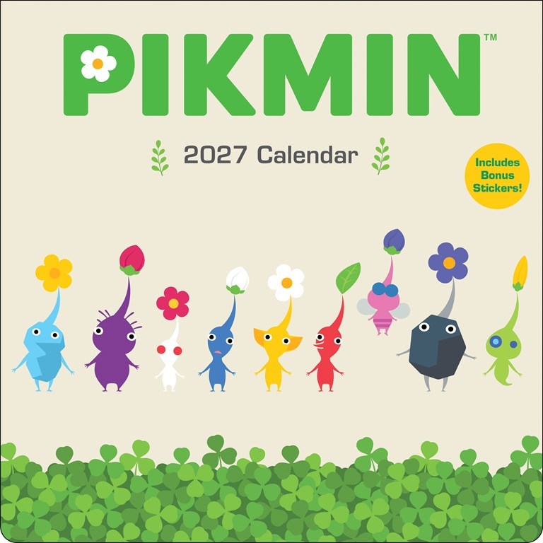 Pikmin 2027 Wall Calendar