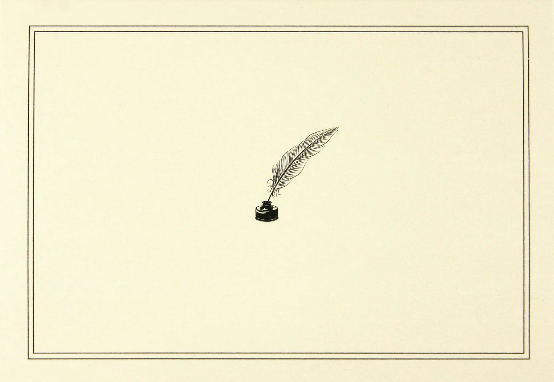 Quill Pen and Ink Note Cards | Bookazine HK