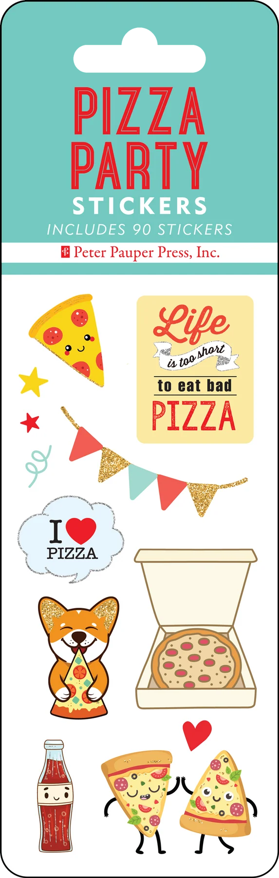 Pizza Party Sticker Sheets | Bookazine HK
