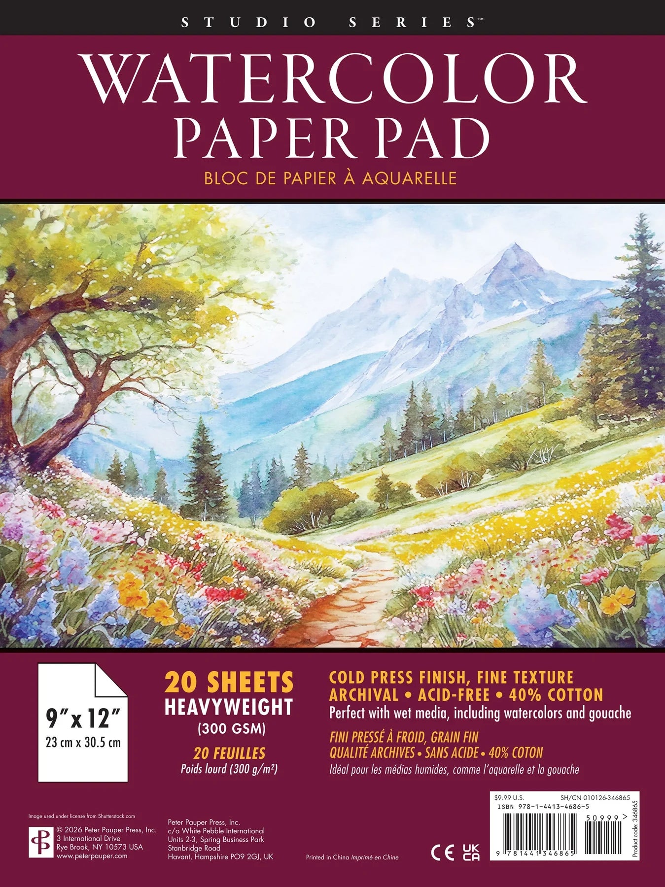 Watercolor Paper Pad | Bookazine HK