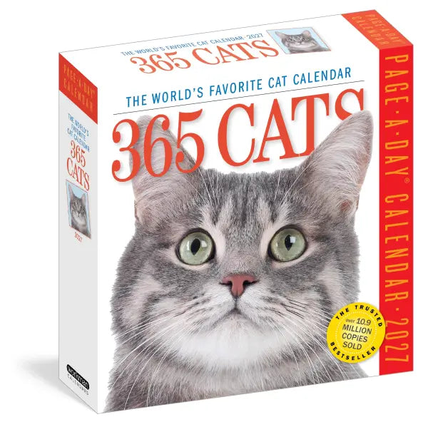 365 Cats 2027 Box Calendar