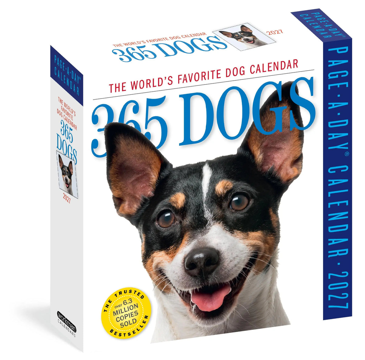 365 Dogs 2027 Box Calendar