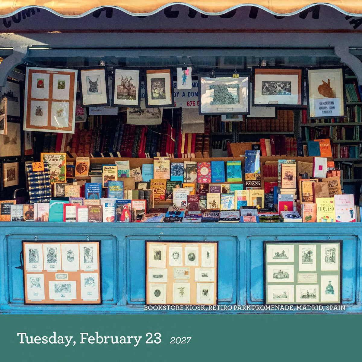 A Book Lovers 2027 Box Calendar