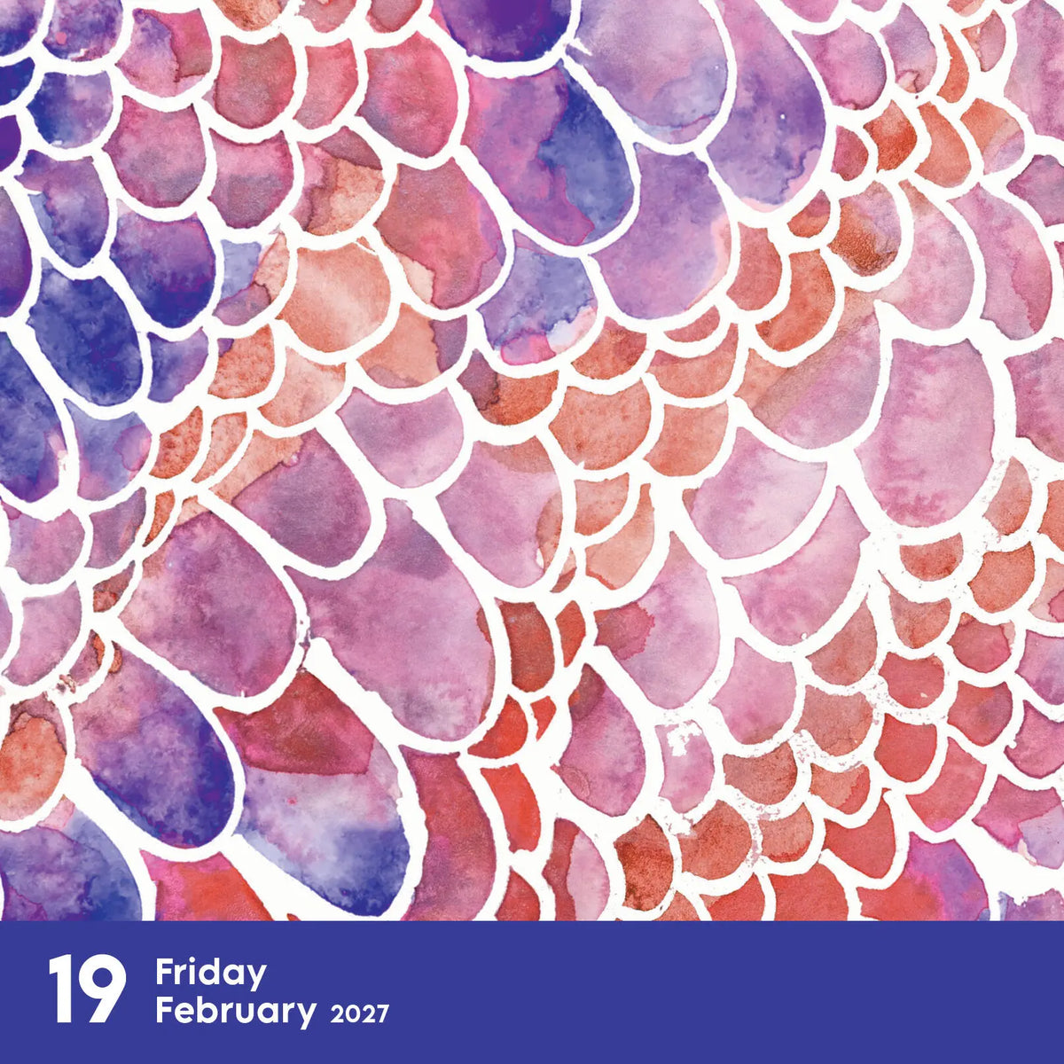 A Year of Reverse Coloring 2027 Box Calendar