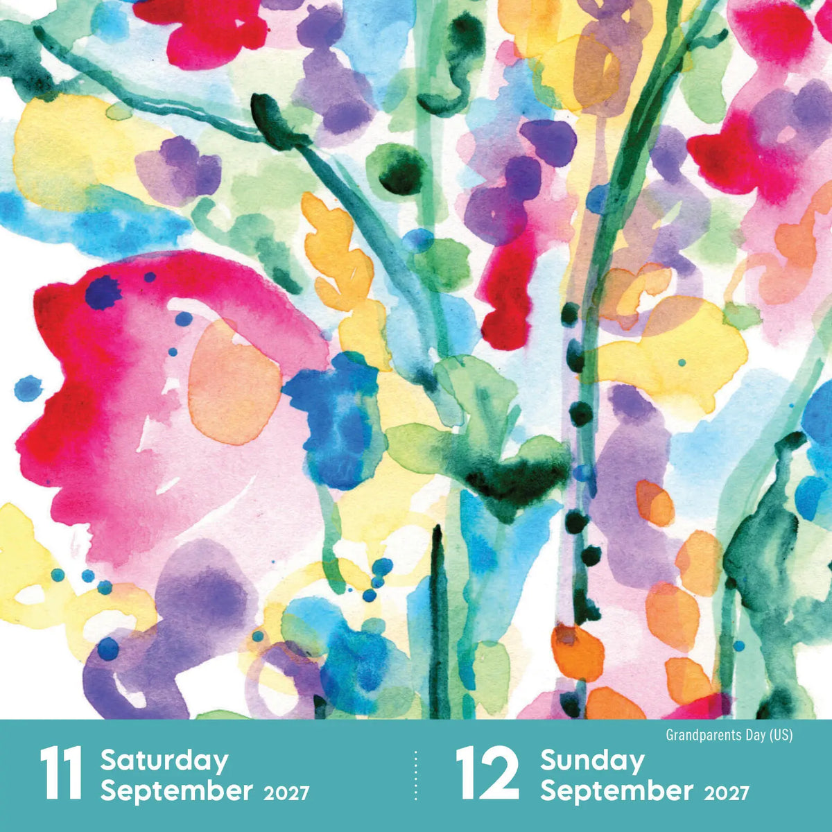 A Year of Reverse Coloring 2027 Box Calendar