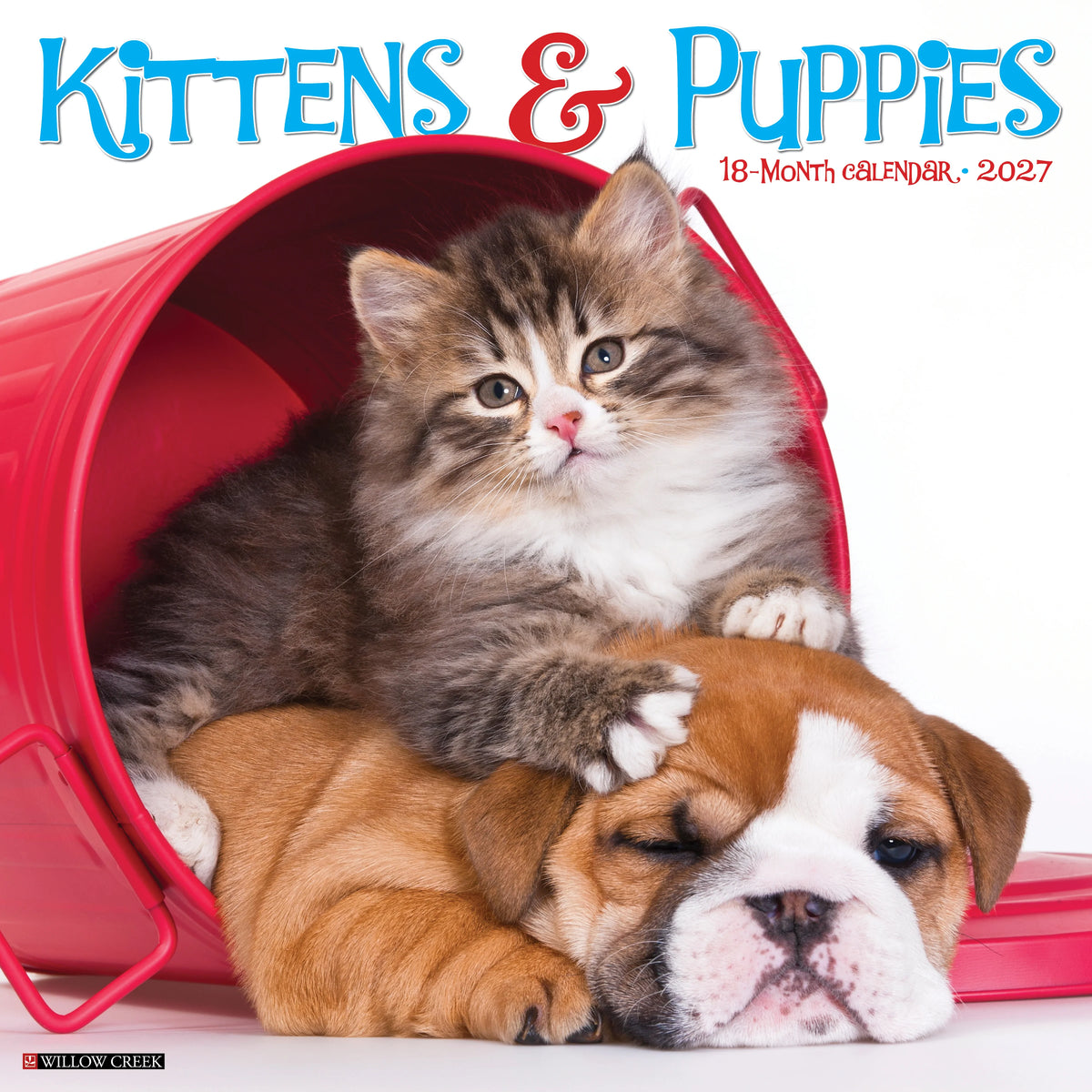 Kittens &amp; Puppies 2027 Wall Calendar