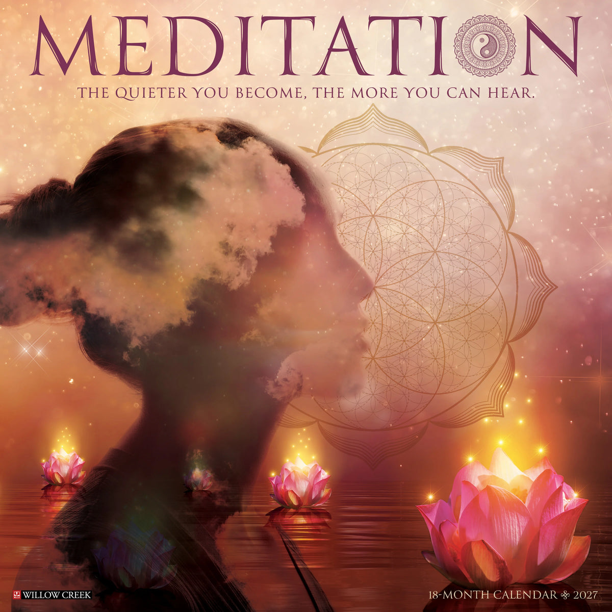 Meditation 2027 Wall Calendar