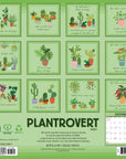 Plantrovert 2027 Wall Calendar