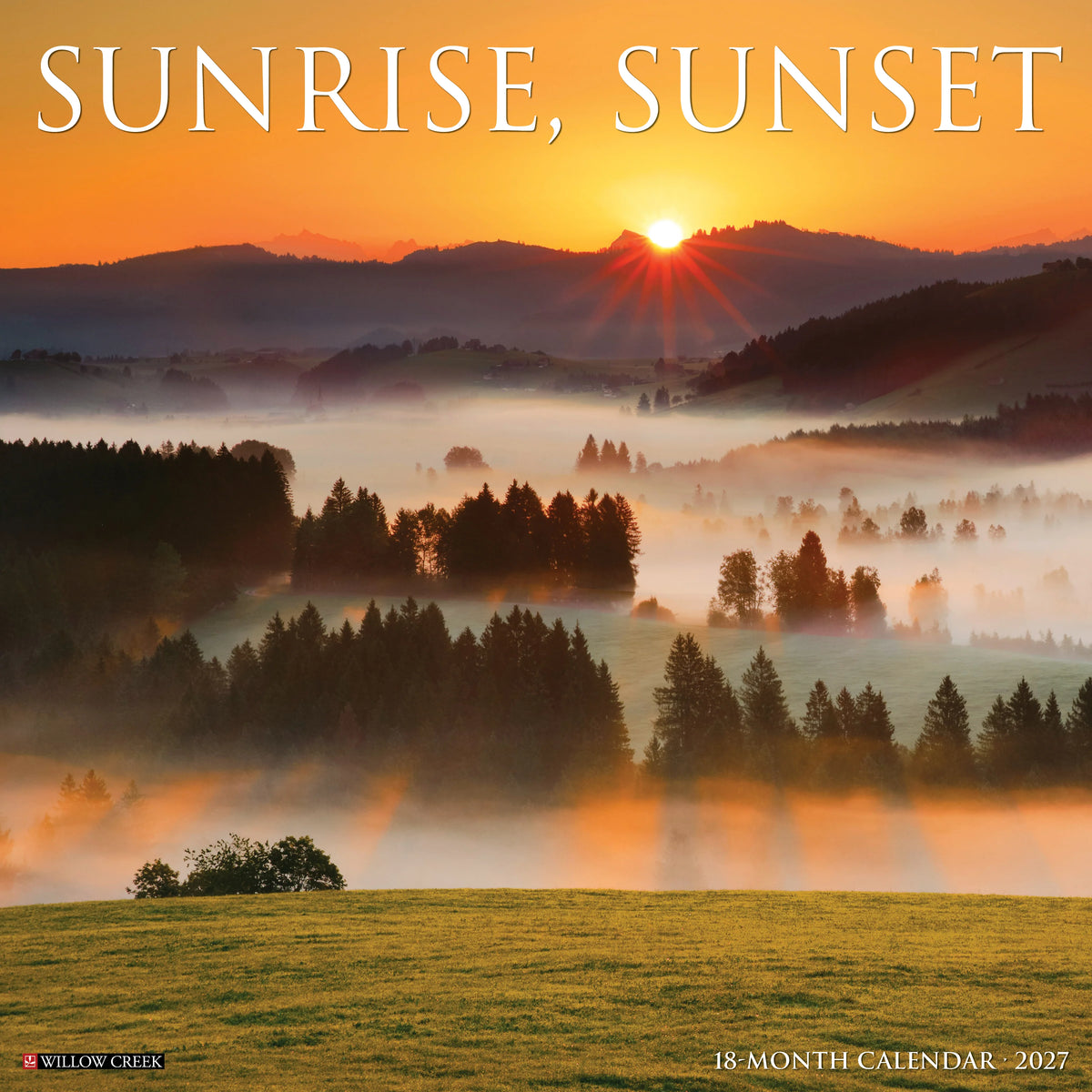 Sunrise, Sunset 2027 Wall Calendar